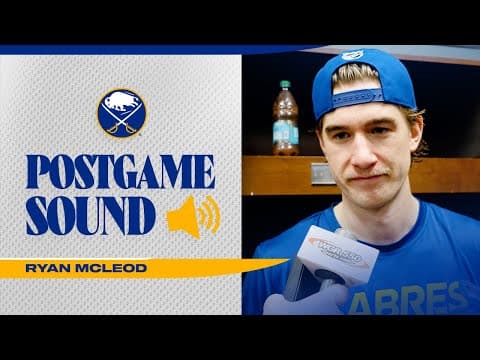 "Get Us Back In The Game" | Ryan McLeod Scores Equalizer In Buffalo Sabres OT Win In Detroit