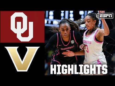 Oklahoma Sooners vs. Vanderbilt Commodores | Full Game Highlights | ESPN College Basketball