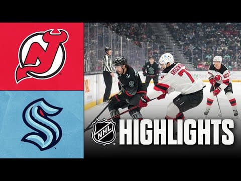 Devils vs. Kraken | NHL Highlights | January 25, 2026