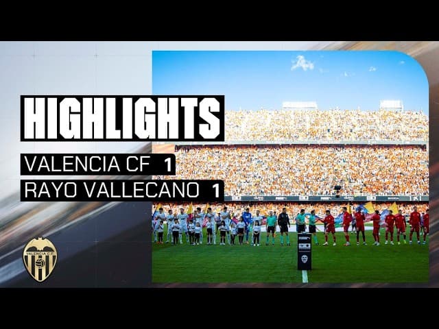 VALENCIA CF 1 - 1 RAYO VALLECANO | RESUMEN DEL PARTIDO - JORNADA 36 DE LALIGA EA SPORTS 2025 - 2026