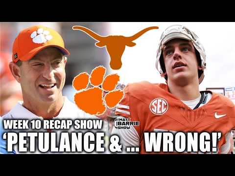 Dabo Swinney ‘GET OUTTA THERE’ + Finebaum thinks Texas HAS A SHOT?! | The Matt Barrie Show