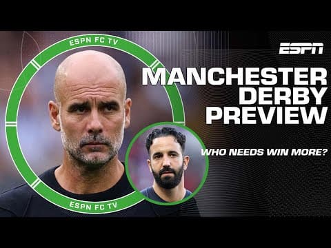 Manchester Derby Preview ⚽ ‘Both teams are desperate NOT to lose!’ - Mark Ogden | ESPN FC