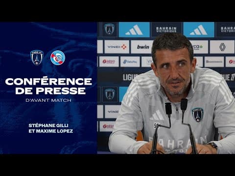 La conférence de presse avant Strasbourg