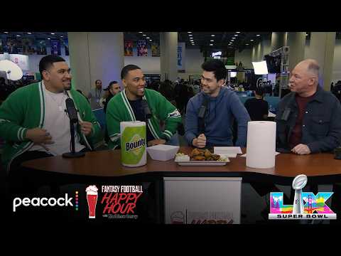 Lions' Amon-Ra St. Brown, Penei Sewell analyze SB LX | Fantasy Football Happy Hour | NFL on NBC