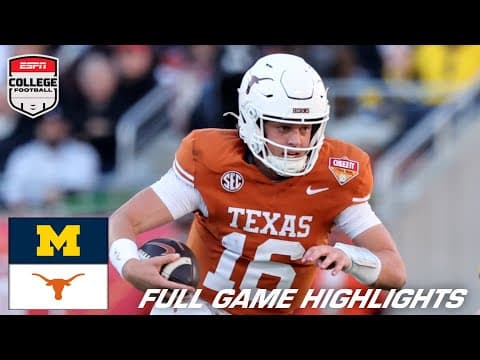 Arch Manning Highlights 🔥 Leads Texas to Citrus Bowl win vs. Michigan | ESPN College Football