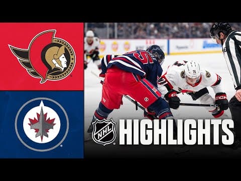 Senators vs. Jets | NHL Highlights | December 15, 2025