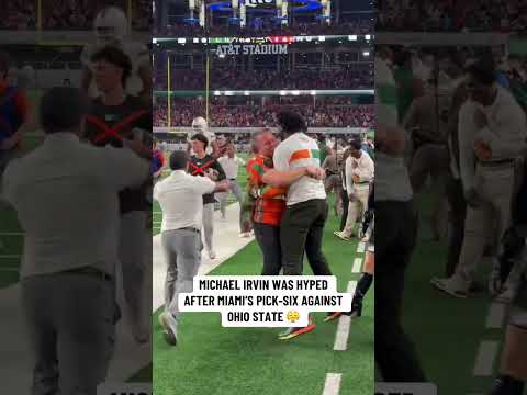 Michael Irvin was HYPED 😤