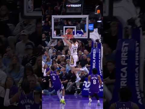Karlo Matkovic throws down alley-oop jam #pelicans #nba #highlights