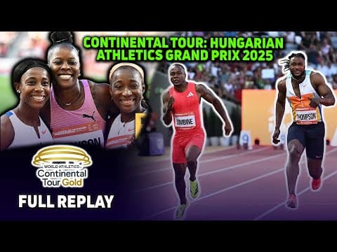 Continental Tour: Hungarian Athletics Grand Prix 2025| Full Replay