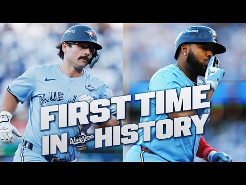 First BACK-to-BACK home runs to start a game in World Series HISTORY 😳