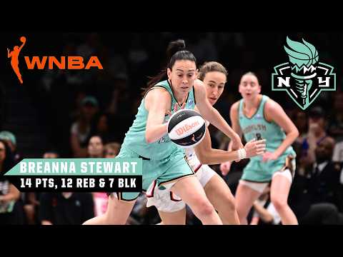 Breanna Stewart goes OFF in Liberty win vs. Mystics 🔥 | WNBA on ESPN