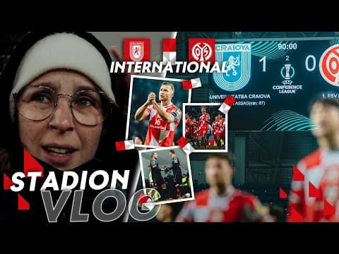 Bitterer Abend in Craiova! 😖 | Universitatea Craiova - 1. FSV Mainz 05 | ⚽ Stadion-VLOG 📹 | 25/26