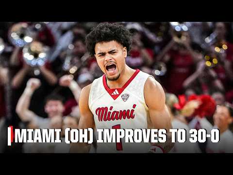 MIAMI (OH) SURVIVES VS. TOLEDO TO FINISH REGULAR SEASON 30-0 🤩 | ESPN College Basketball