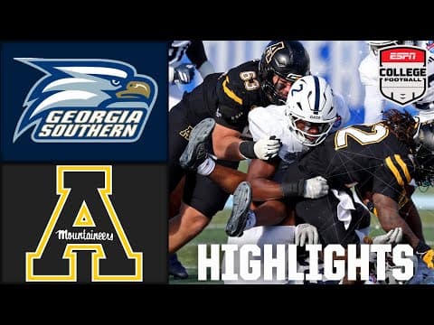 Birmingham Bowl: Georgia Southern Eagles vs App State Mountaineers | ESPN College Football