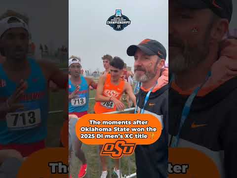 Vibes were high after Cowboys' XC title win 🏆 #shorts