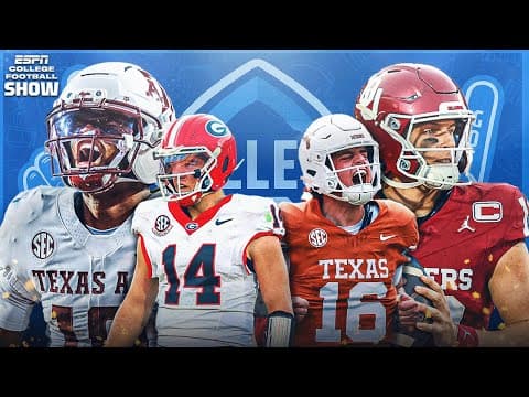🚨REACTIONS: Oklahoma Beats BAMA + Texas A&M Holds On! + Texas vs Georgia | The CFB Show 🏈