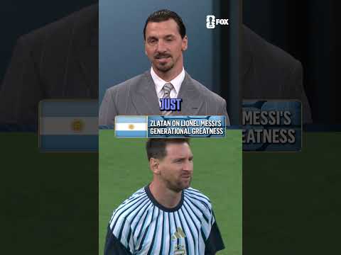 "The game was built for him" - Zlatan Ibrahimović