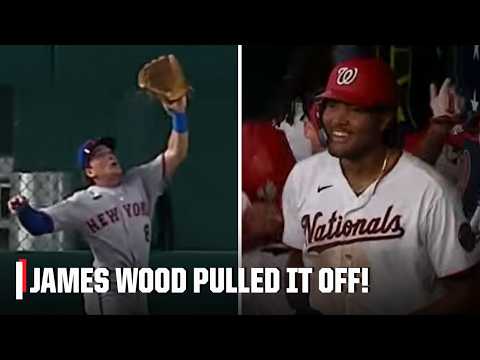INSIDE-THE-PARK GRAND SLAM 🤯 James Wood TURNS ON THE JETS for the Nationals 😤 | ESPN MLB