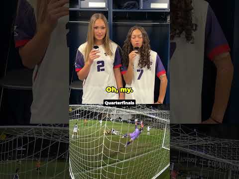 TCU players react to their final-minute goal in NCAA tournament 🎬 #shorts