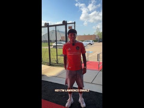 Lawrence in the house for Futbolito at Brenda and John Duncan YMCA