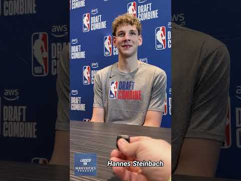 Hannes Steinbach's Dirk Nowitzki Connection & 2026 NBA Combine Interviews Compilation