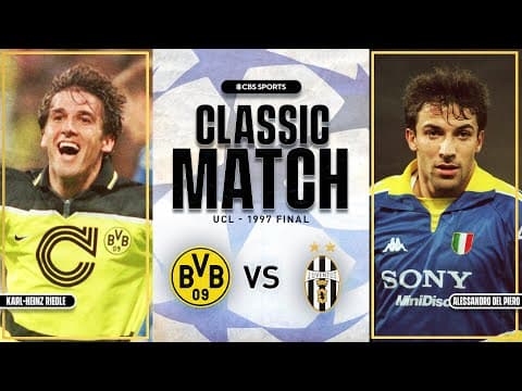Borussia Dortmund vs. Juventus Highlight | 1997 UEFA Champions League FINAL ⭐ | Lars Ricken BANGER 💫