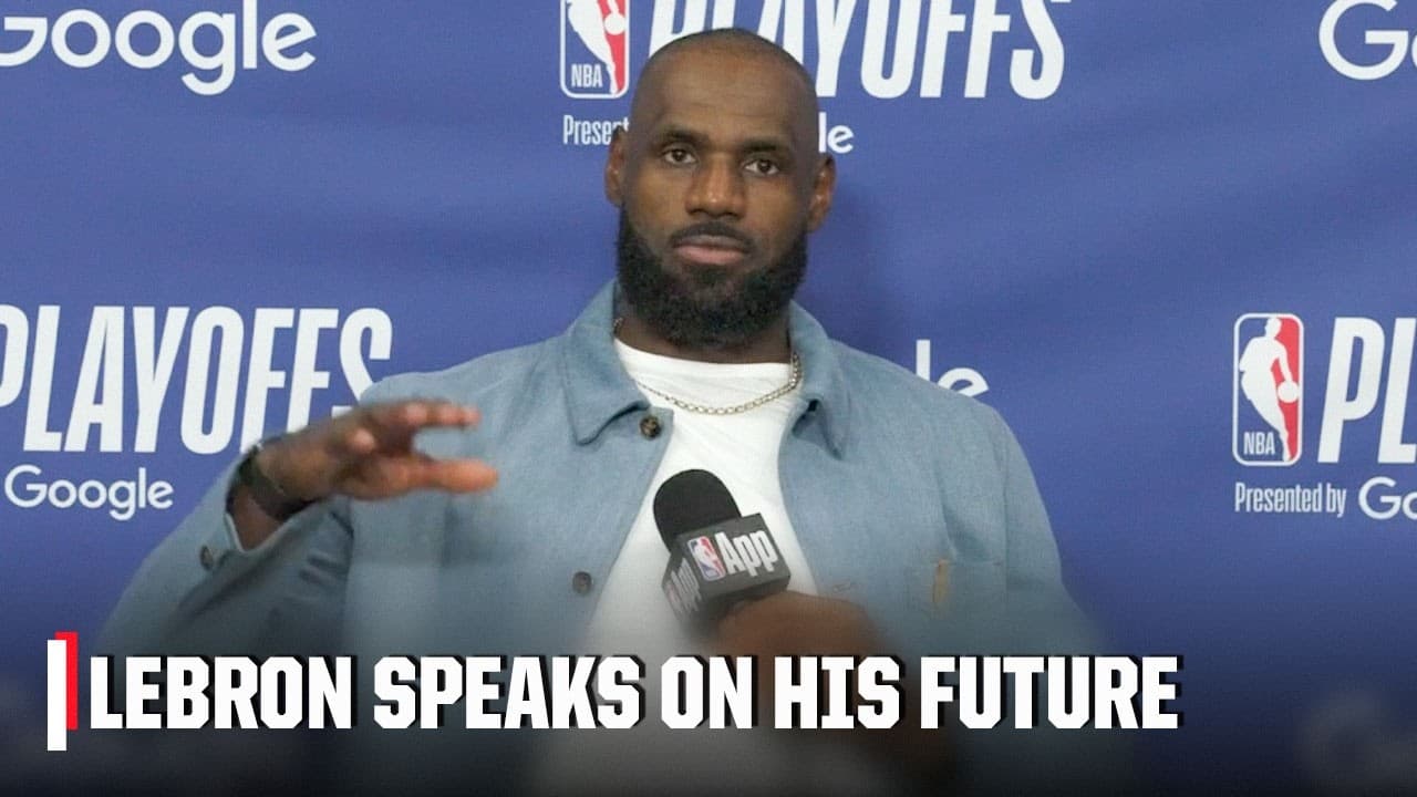 LeBron James discusses his future after the Lakers get swept by OKC | NBA on ESPN