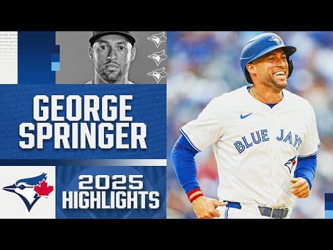 George Springer's comeback year lifted Blue Jays to 1st World Series appearance since 1993! 💪