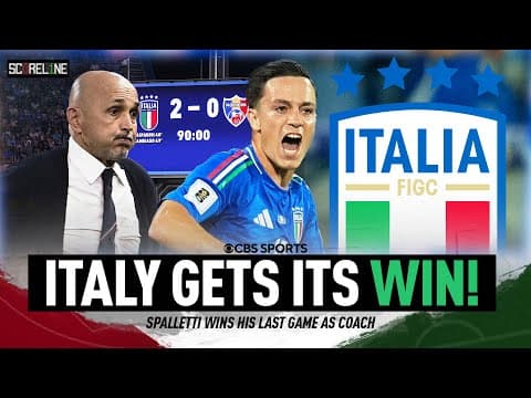 Italy vs. Moldova World Cup Qualifier Match Recap | Luciano Spalletti Wins Final Game | Scoreline