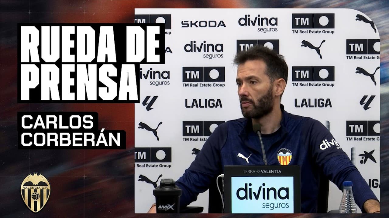 RUEDA DE PRENSA CARLOS CORBERÁN PREVIA AL VALENCIA CF - RAYO VALLECANO
