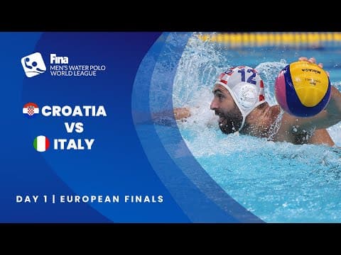 Re-Live - Day 1 | Men's Water Polo World League 2022 - European Finals: CROATIA - ITALY