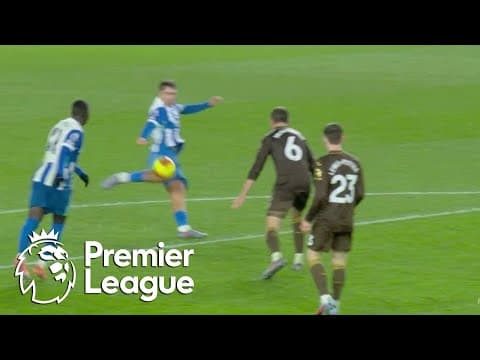 Jack Hinshelwood volleys Brighton into lead late v. Brentford | Premier League | NBC Sports