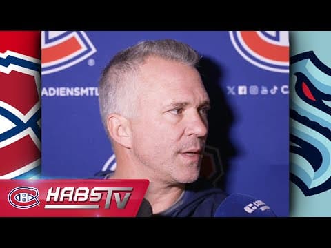 MTL@SEA: St-Louis' pregame media op | FULL PRESS CONFERENCE