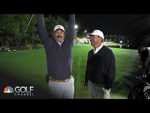 Johnson Wagner and Keith Mitchell practice the 14 Club Challenge | Golf Channel