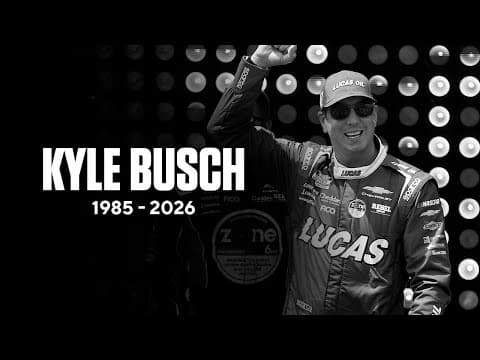 Two-time NASCAR Cup Series champion Kyle Busch dies at 41 years old