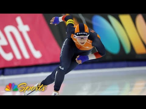 Femke Kok breaks 12-year-old women's 500m world record, Erin Jackson sets new US mark | NBC Sports