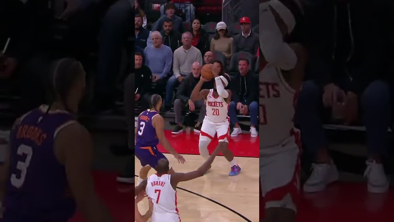 Looking back at nonstop energy from Okogie🔋 #rockets
