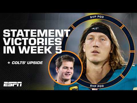 NFL Week 5 RECAP: Broncos, Jaguars & Patriots make STATEMENTS + Colts' HIGH Upside  👀 | SVPod