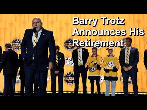 Preds GM Trotz to Retire, 3 Stars of the Week, Bussi Sets Wins Record, Injury Update