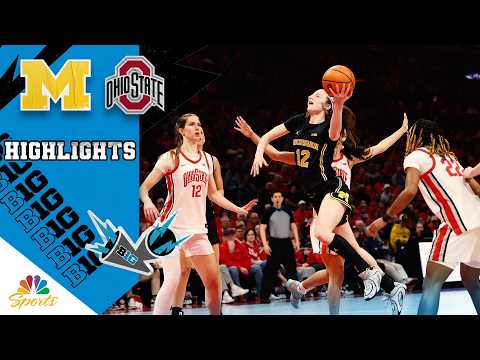 No. 8 Michigan vs. No. 13 Ohio State  | COLLEGE BASKETBALL HIGHLIGHTS | 2/25/26 | NBC Sports