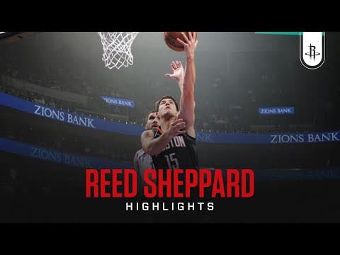 Reed Sheppard (9 points) Highlights vs. Utah Jazz