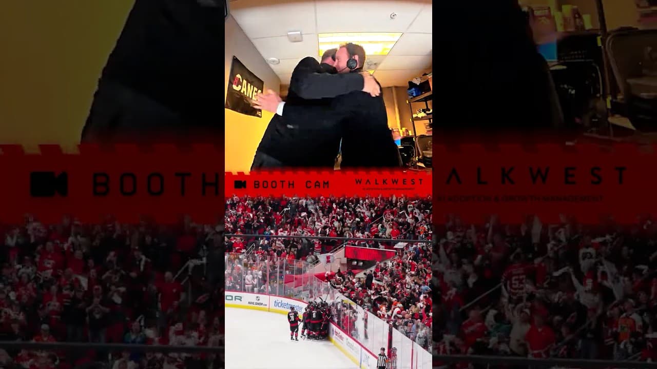 Calling Taylor Hall's overtime winner from The Booth Cam 📞