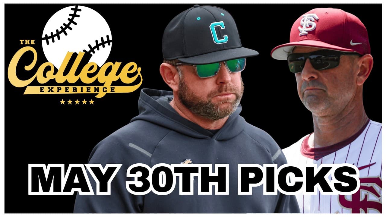 College Baseball Picks May 30th - NCAA Baseball Tournament Live on 11Point7