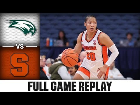 Wagner vs. Syracuse Full Game Replay |  2025-26 ACC Women’s Basketball