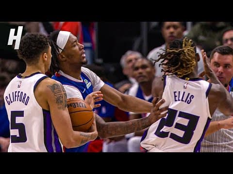 Ronald Holland II EJECTED After Shoving Keon Ellis to the Floor 😳