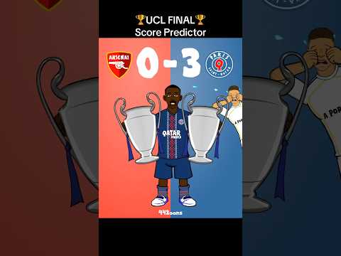 Score predictor! Champions League Final🏆 #football #championsleague #psg