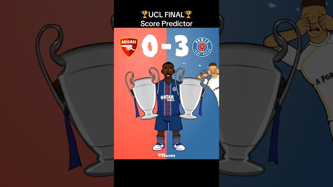 Score predictor! Champions League Final🏆 #football #championsleague #psg