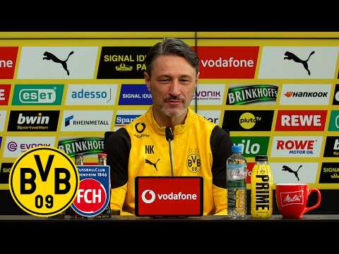 „100% investieren in Leistungsbereitschaft und Intensität“ | PK mit Niko Kovac | BVB - Heidenheim