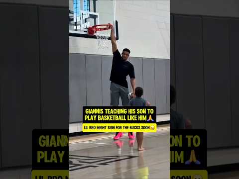 Giannis son was getting BUCKETS!😮