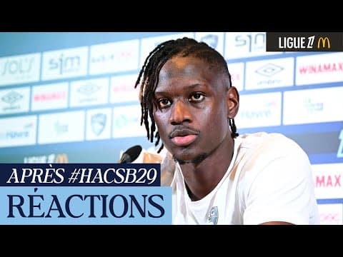 💬 Après HAC - Stade Brestois (1-0), réactions de Mory Diaw
